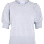 Minus | Liva knit tee - ibiza blue melange