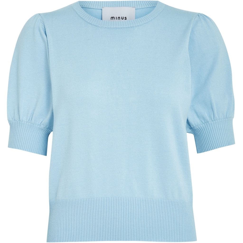 Minus | Liva knit tee - ice blue