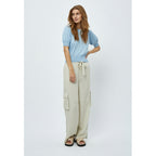 Minus | Liva knit tee - ice blue