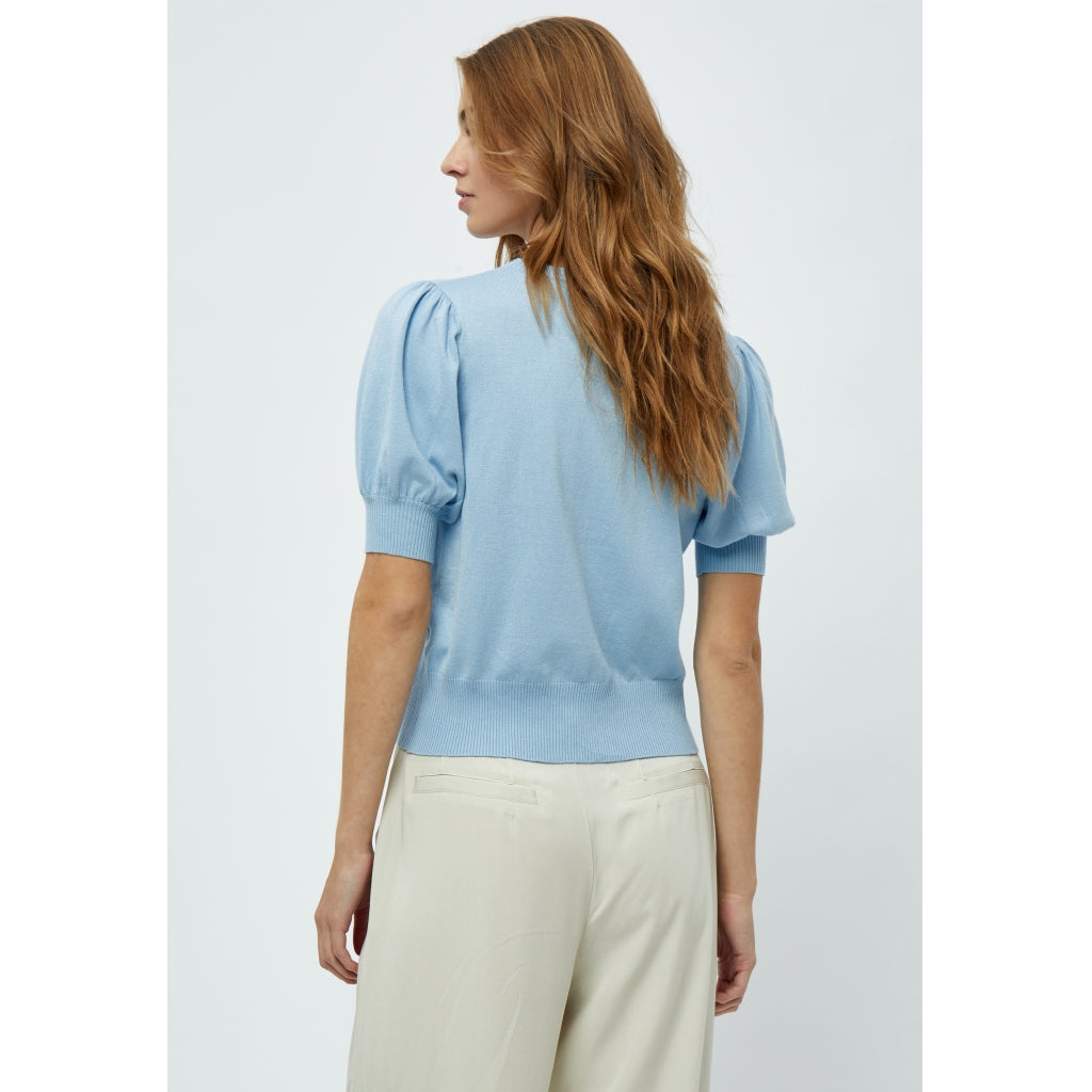 Minus | Liva knit tee - ice blue