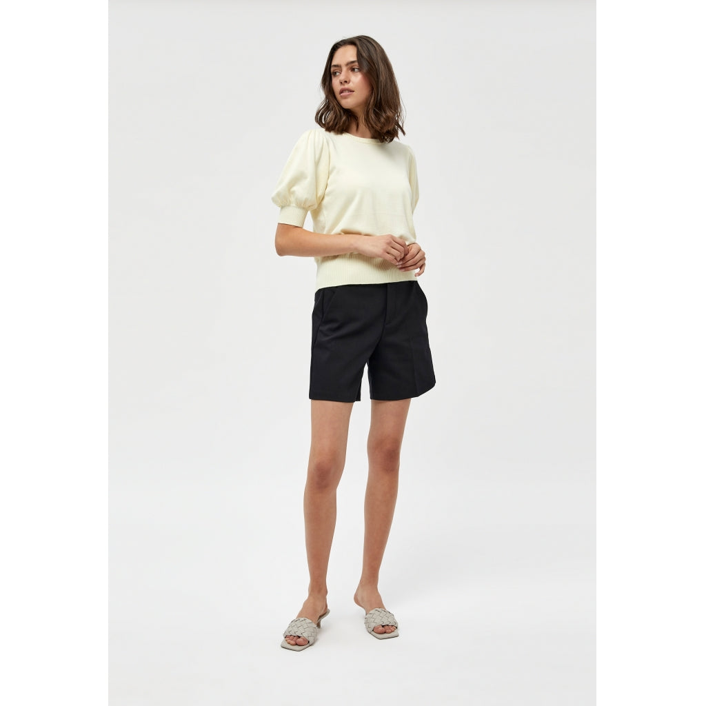 Minus | Liva knit tee - lemon sorbet