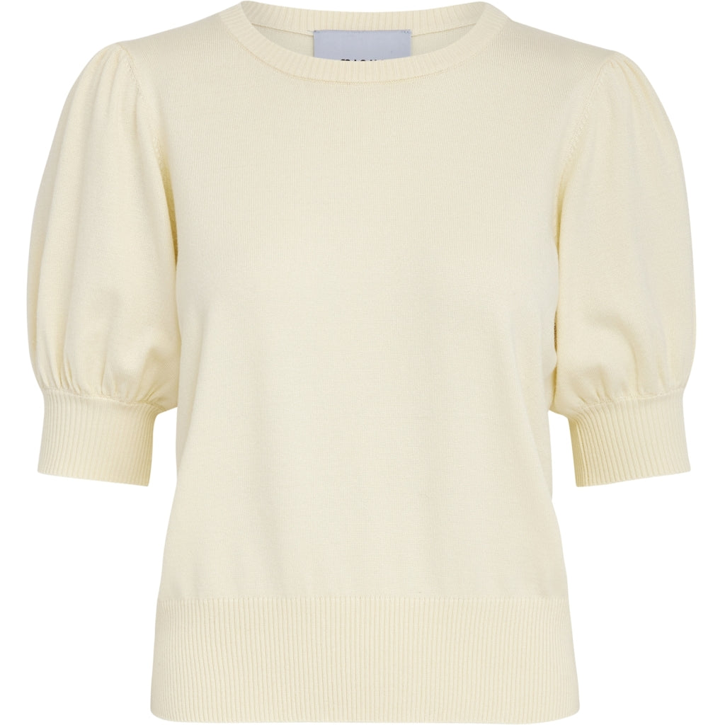 Minus | Liva knit tee - lemon sorbet