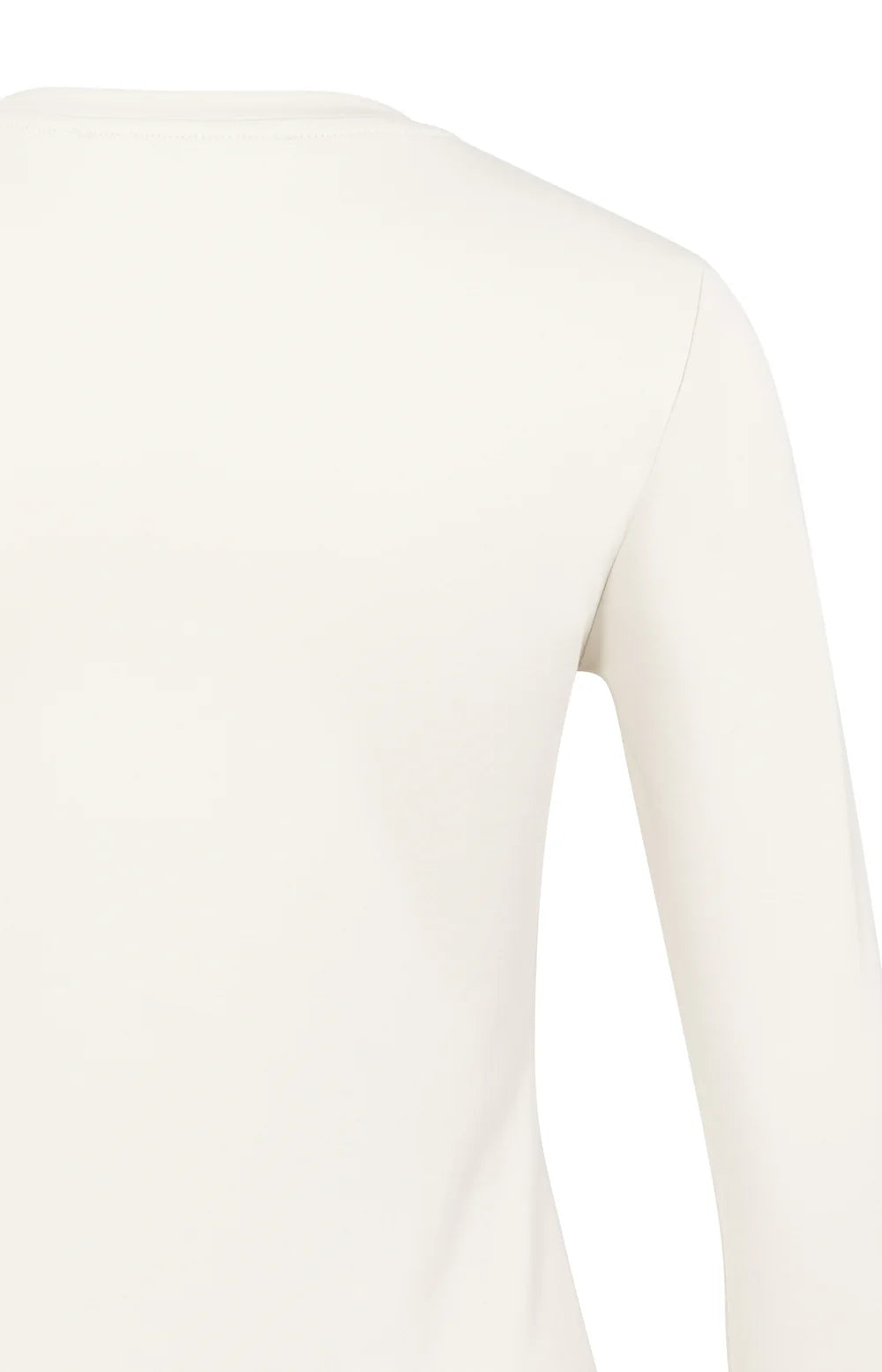 YAYA | Longsleeve Shirt Van Stevig Katoen Met Ronde Hals