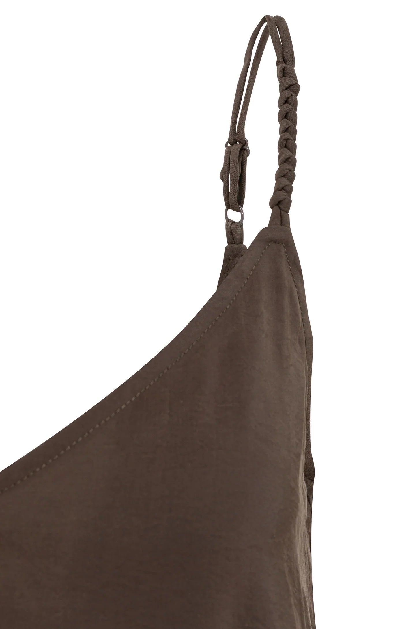 YAYA | Long Strappy Dress V-neck Aubergine