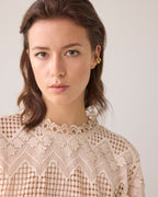 Summum Woman | Longsleeve top lace - pebble beige - 871922474