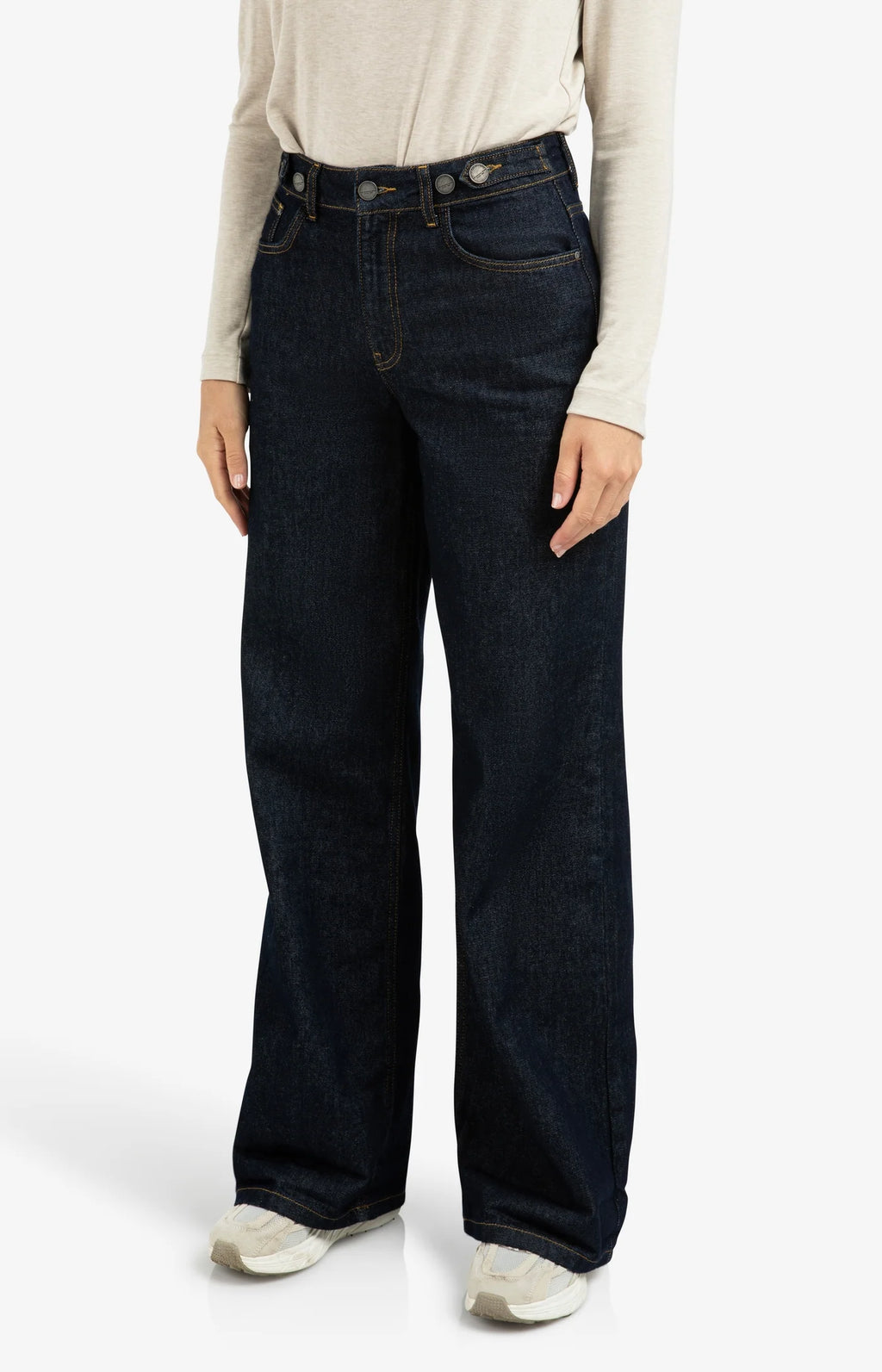 YAYA | Loose Fit Denim Jeans Dark Blue Denim