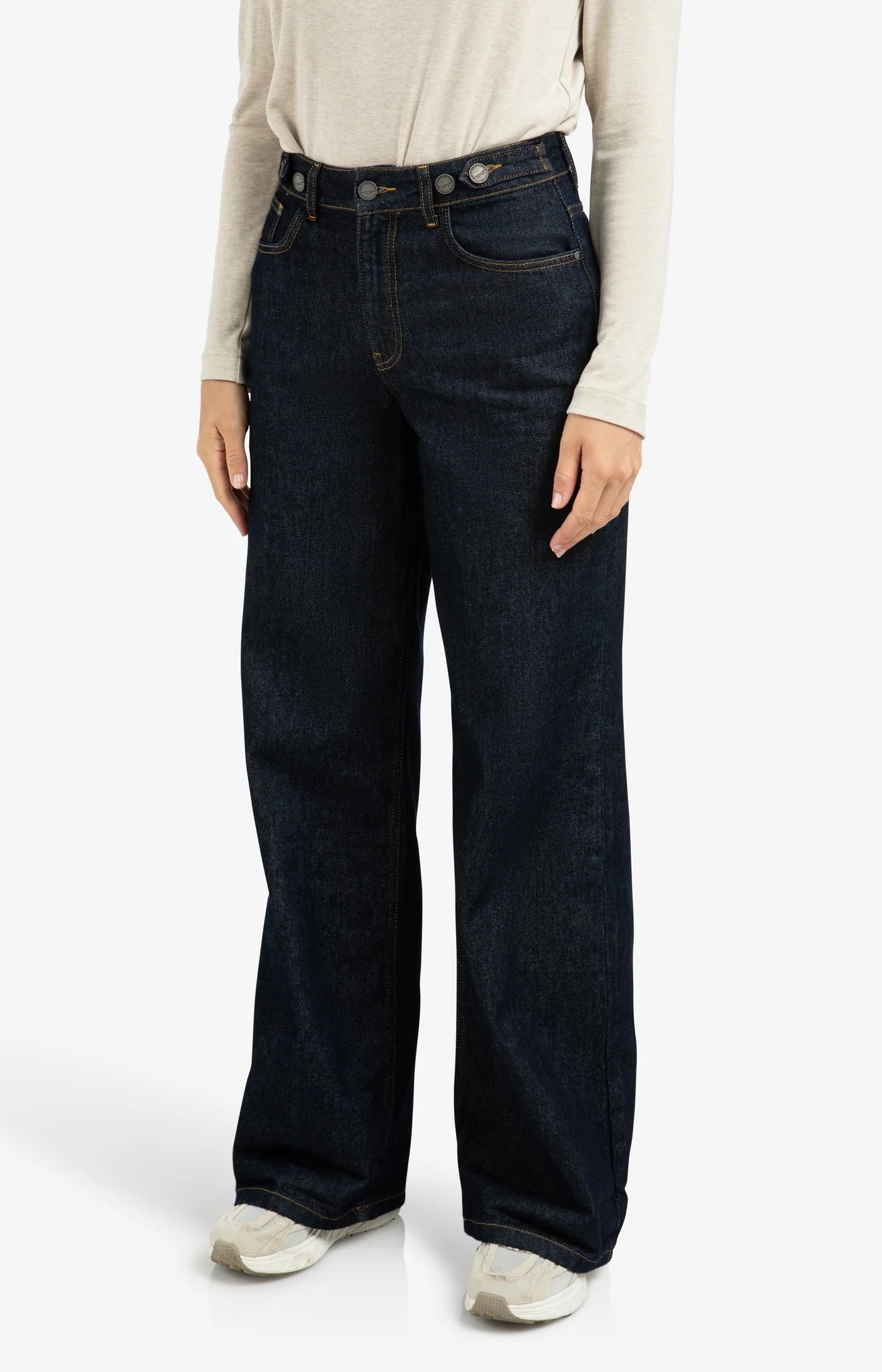 YAYA | Loose Fit Denim Jeans Dark Blue Denim