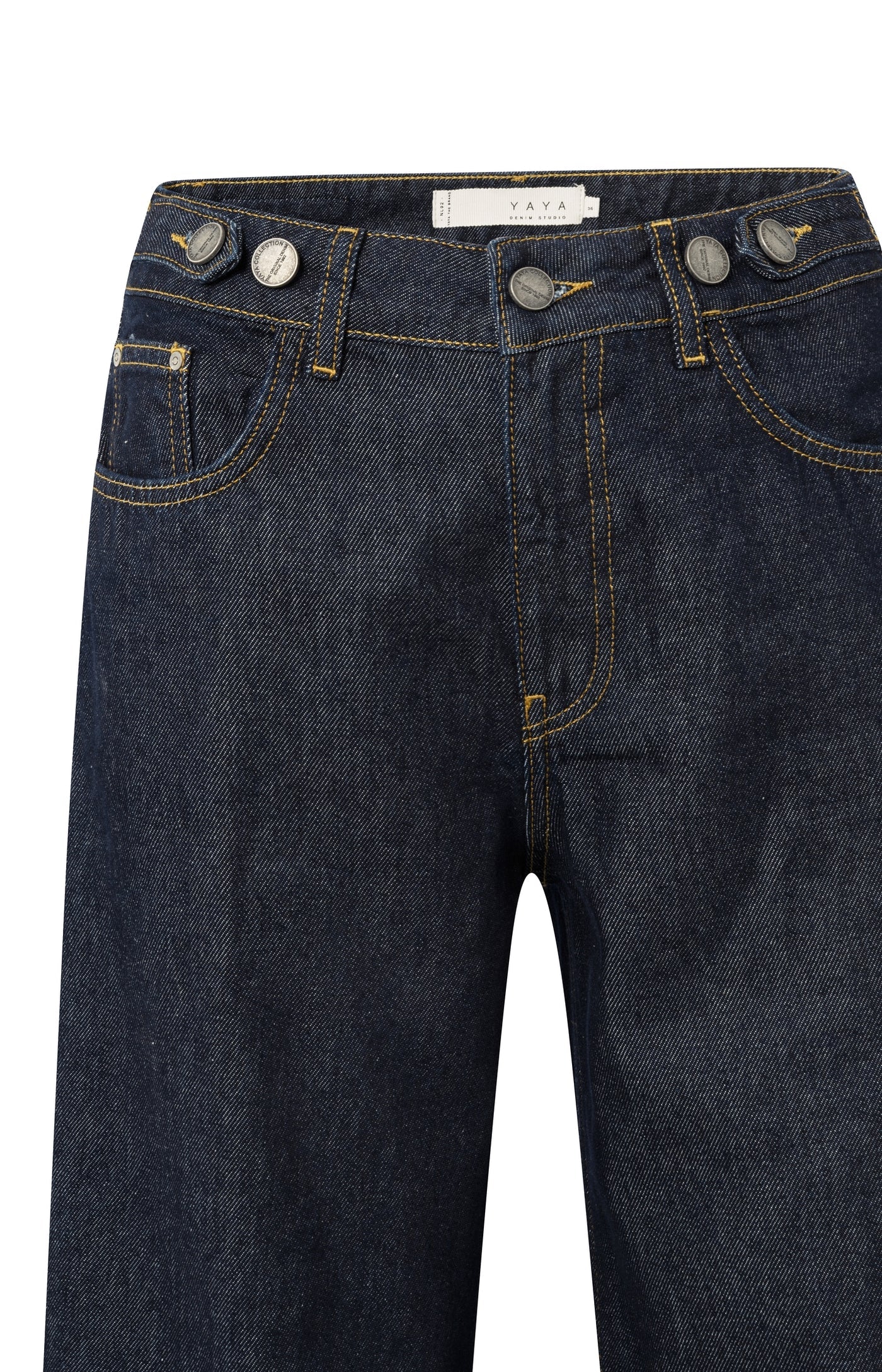 YAYA | Loose Fit Denim Jeans Dark Blue Denim