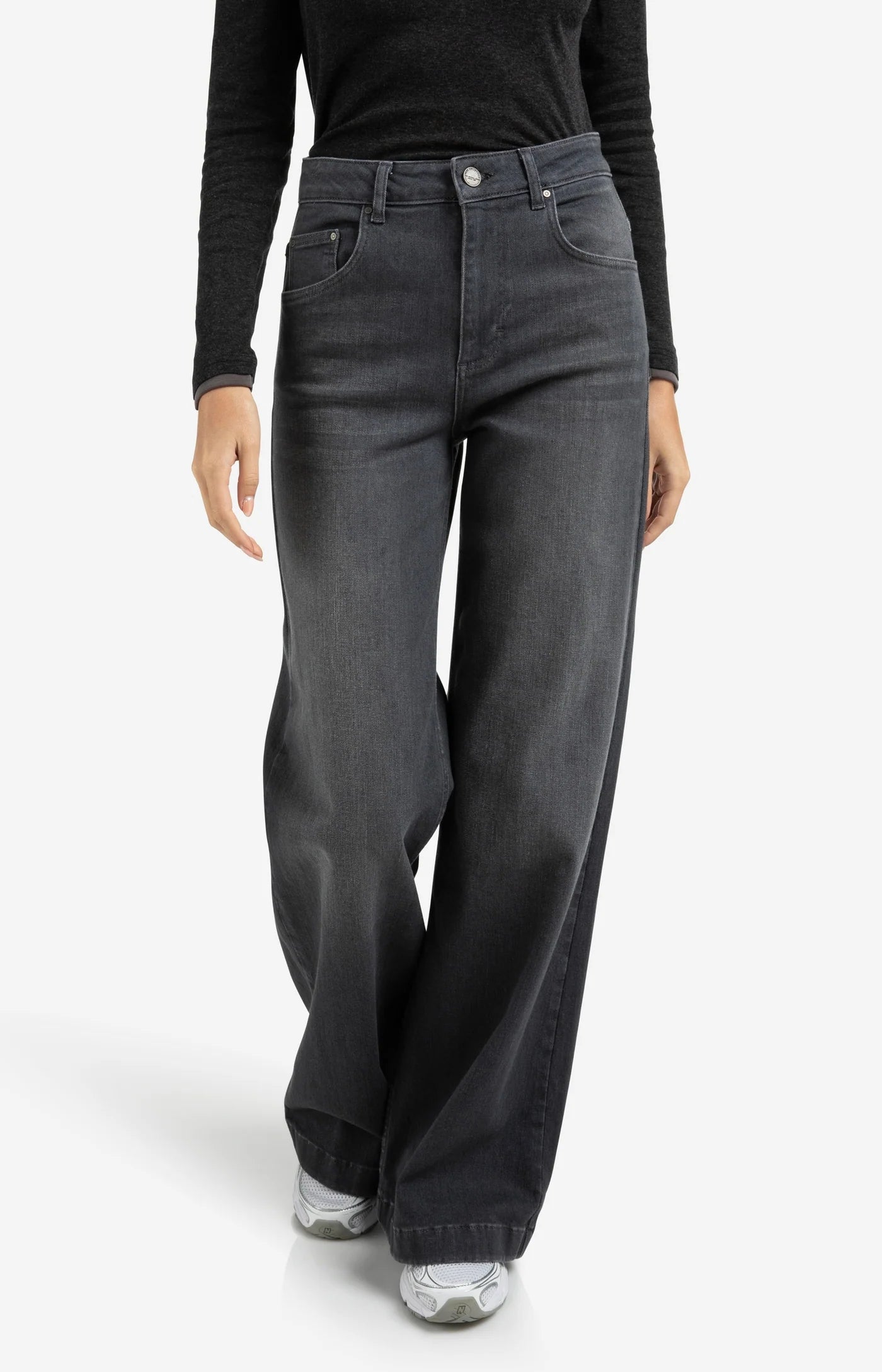 YAYA | Loose Fit Denim Light Grey