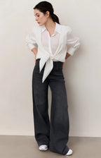 YAYA | Loose Fit Denim Light Grey