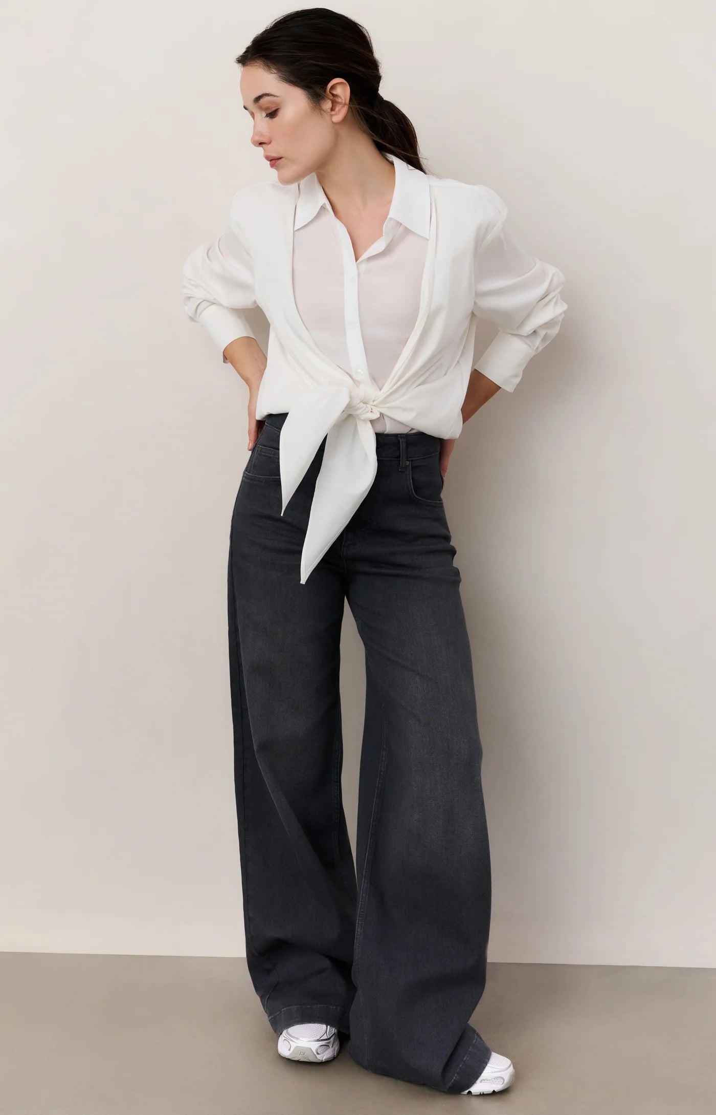 YAYA | Loose Fit Denim Light Grey