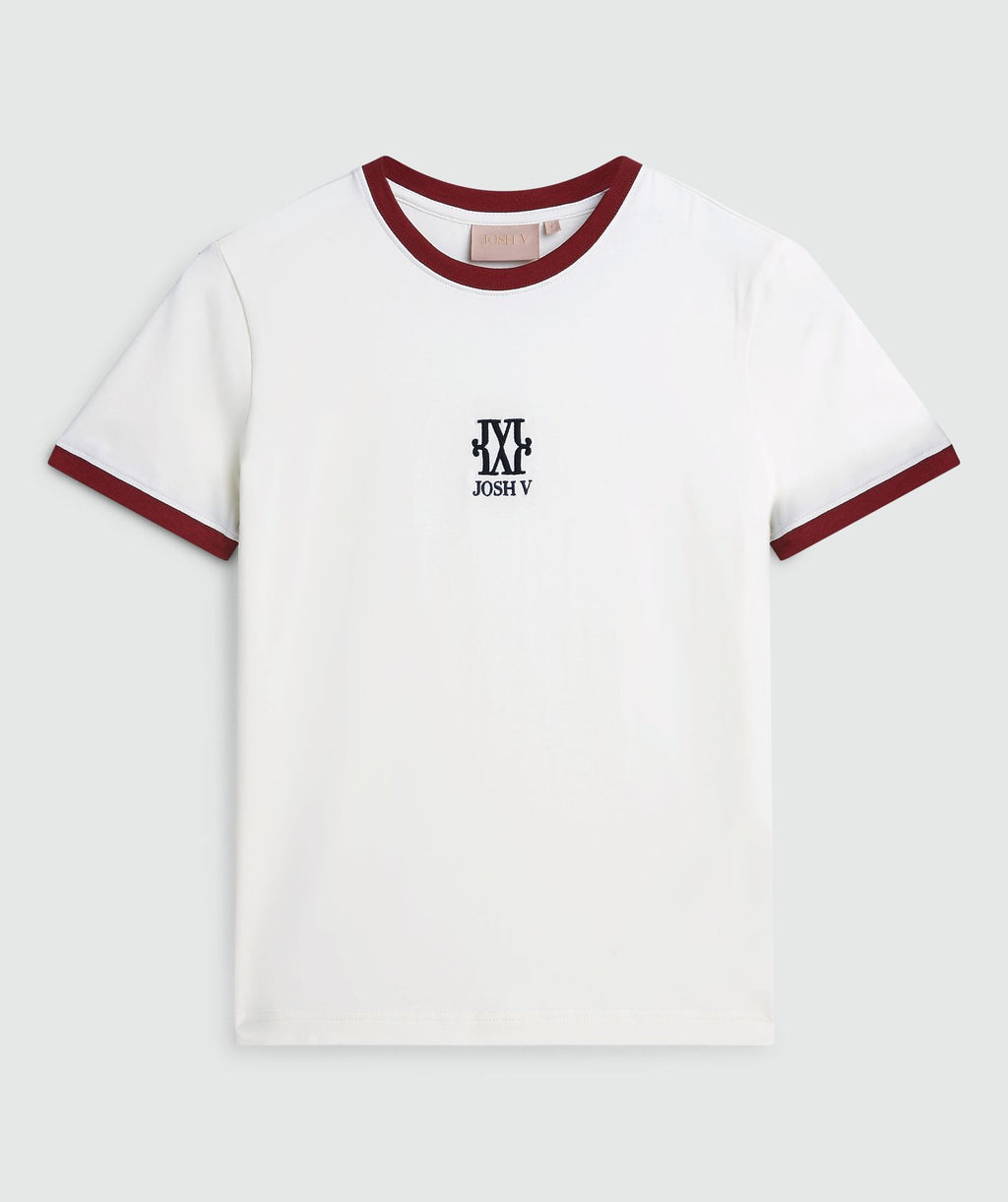 Josh V | Loren Slim Fit T-shirt Off White