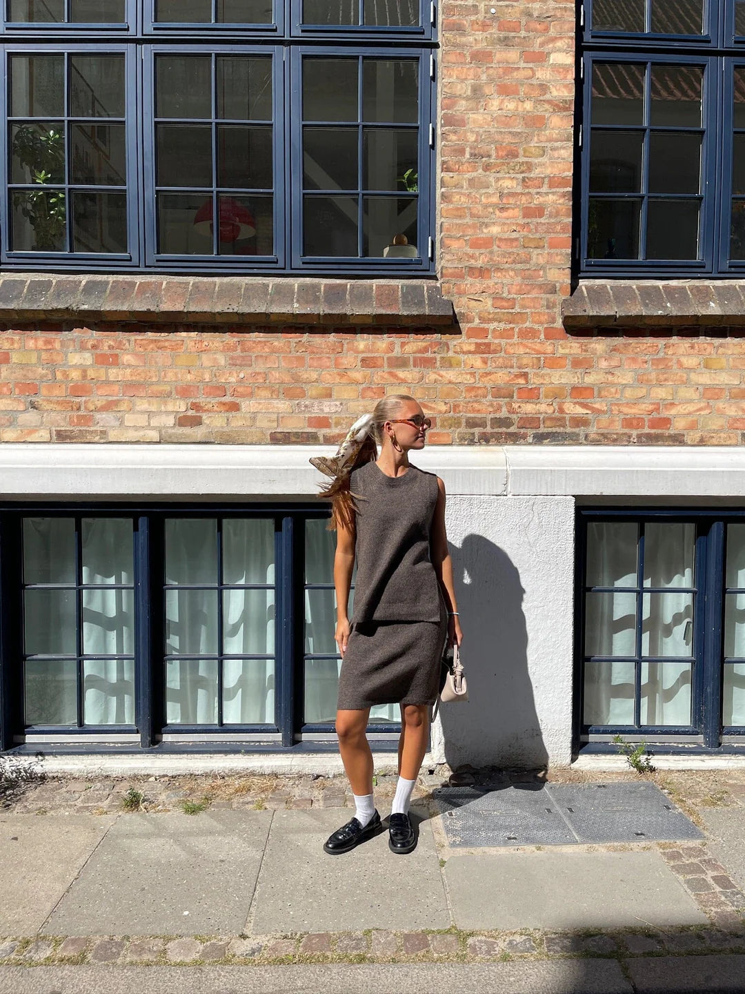 Sisters Point | Luca Vest Brown Melange