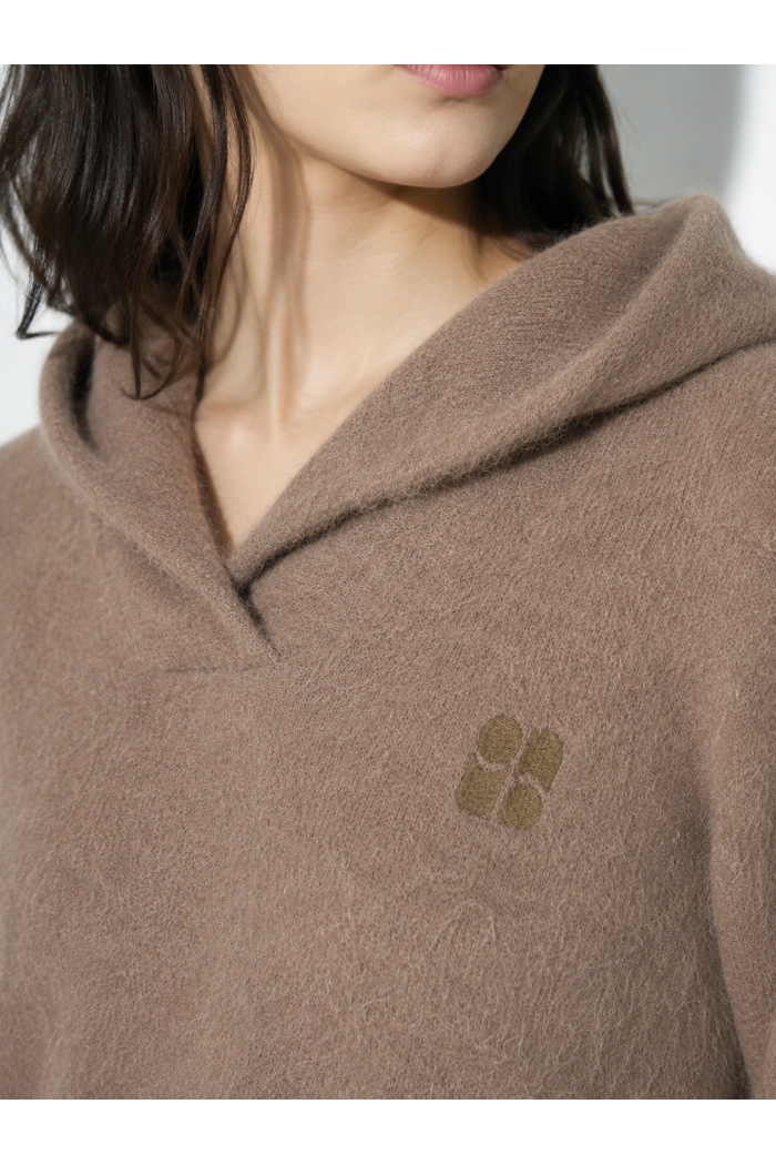 Imprevu | Nola Knit Trui Khaki Beige