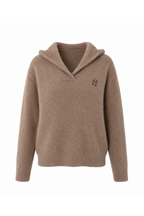 Imprevu | Nola Knit Trui Khaki Beige