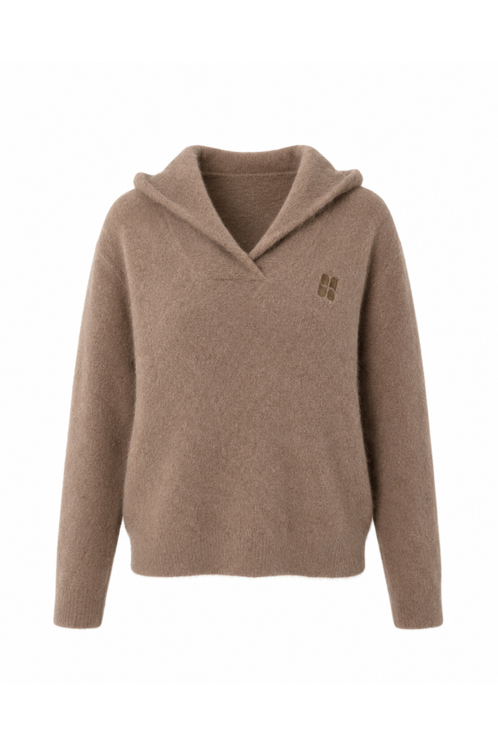 Imprevu | Nola Knit Trui Khaki Beige