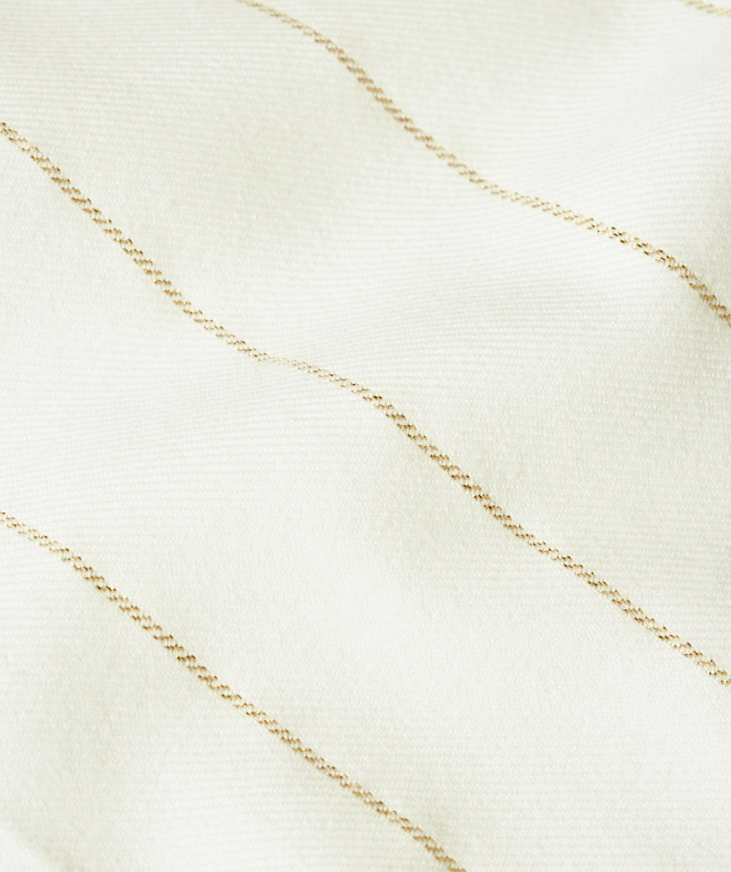 Josh V. | Mies  - high waisted wide leg pantalon met lurex - light ecru - JV-2506-0402