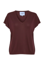 Minus | Peyton Batsleeve Knit T-shirt Adorra Red