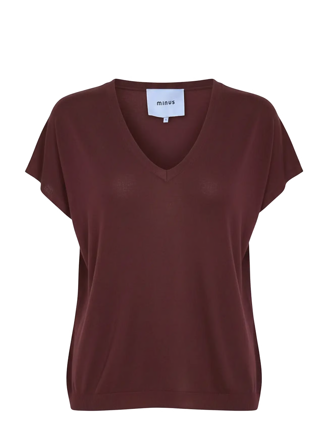 Minus | Peyton Batsleeve Knit T-shirt Adorra Red