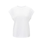 YAYA | Mouwloze top met ribdetails - pure white - 01-709285504