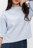 Minus | Lupi Knit T-shirt Skyway Blue