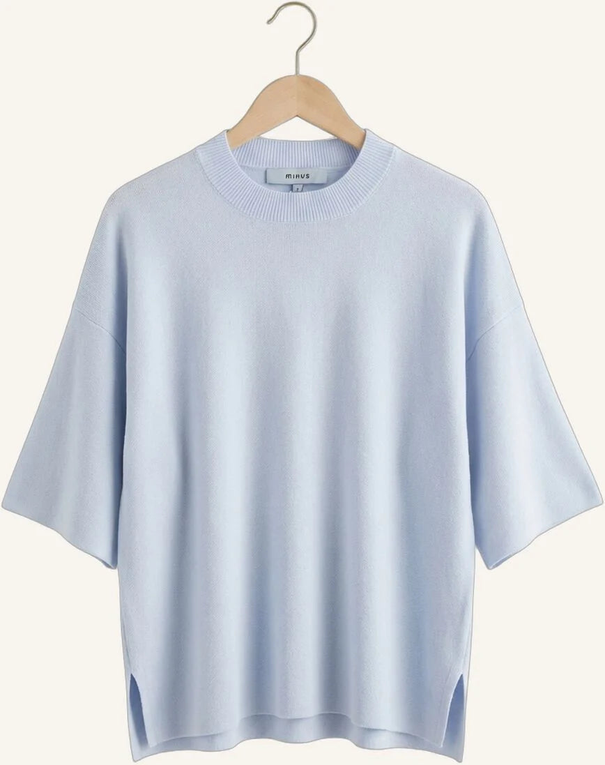 Minus | Lupi Knit T-shirt Skyway Blue