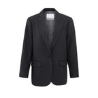 YAYA | Oversized blazer met lange mouwen, zakken en enkele knoop - 01-501051-409