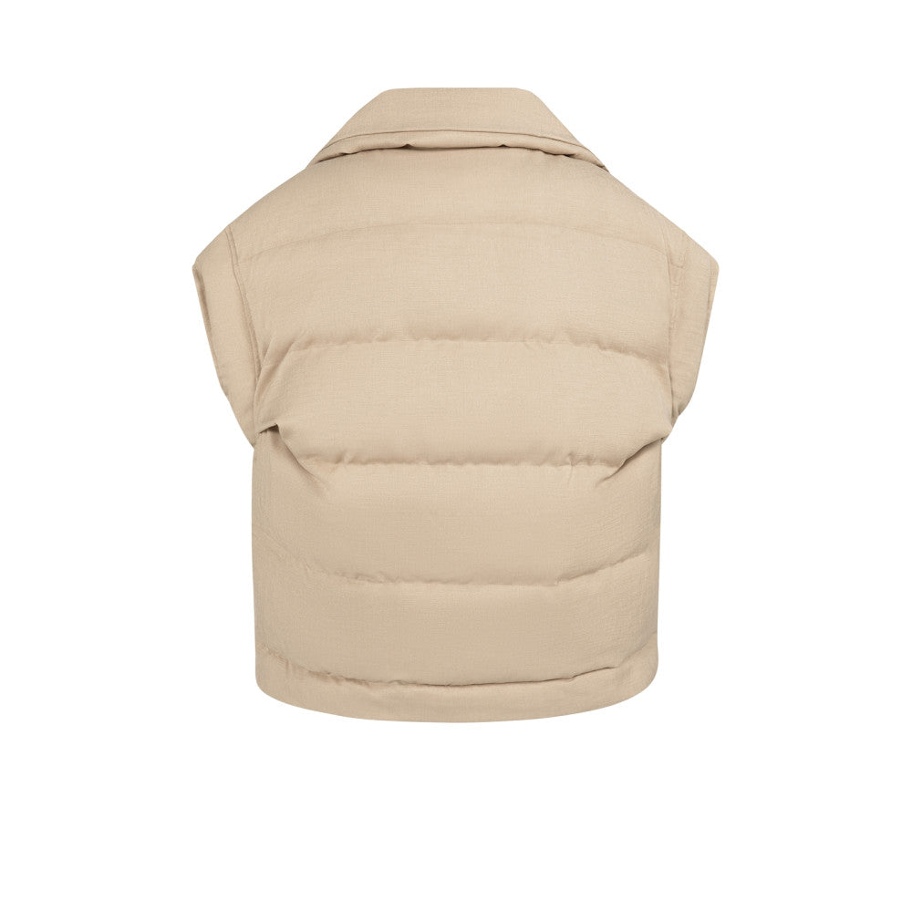 YAYA | Gewatteerde Oversized Bodywarmer Met Kraag