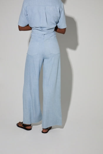 Imprevu | Gael Lyocell Pants Light Blue