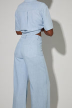 Imprevu | Gael Lyocell Pants Light Blue