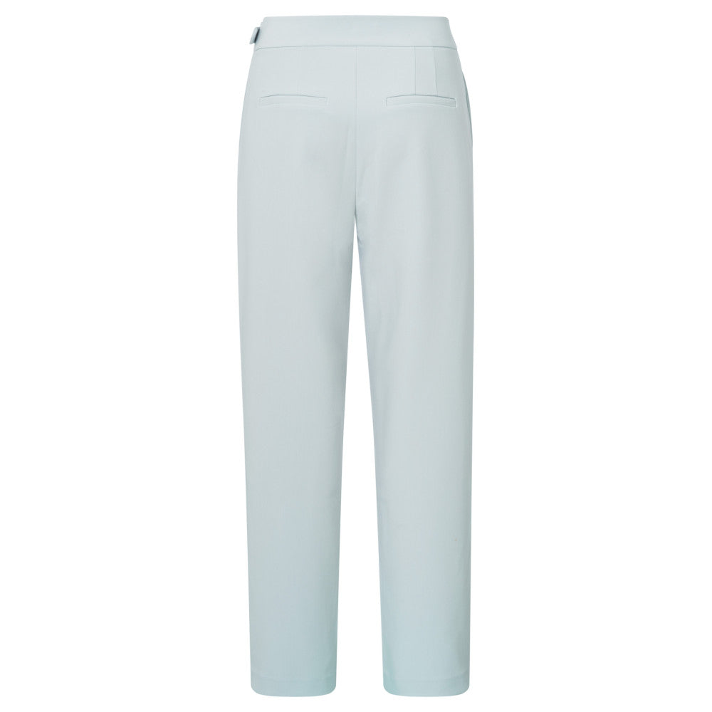 YAYA | northern droplet grey - Pantalon met hoge taille en gespsluiting- 01-301174-502