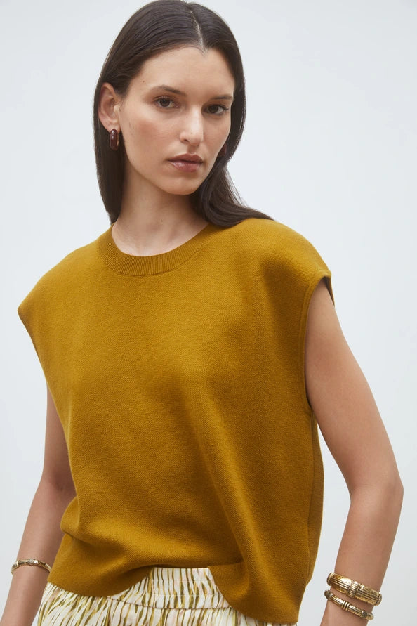 Suncoo Paris | Plama Plain Sleeveless Jumper