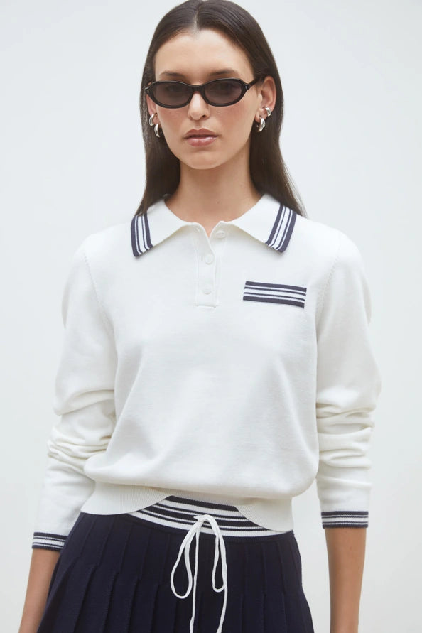 Suncoo Paris | Polino Two-Tone Polo Jumper