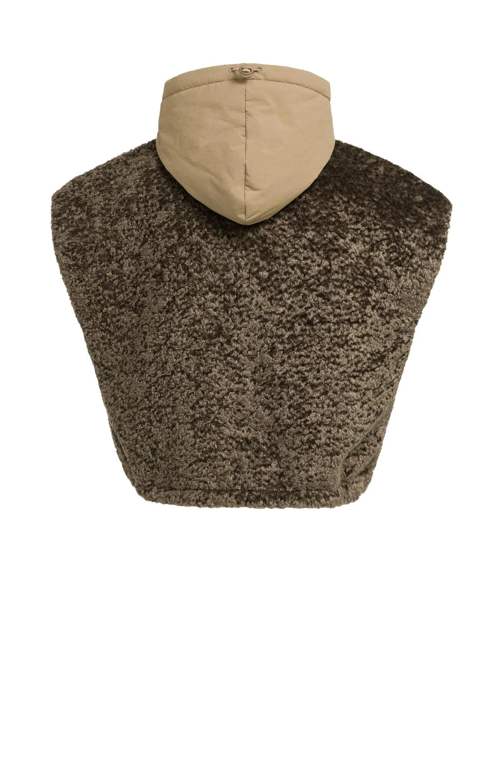 YAYA | Reversible Bodywarmer Hood Slate Black Brown