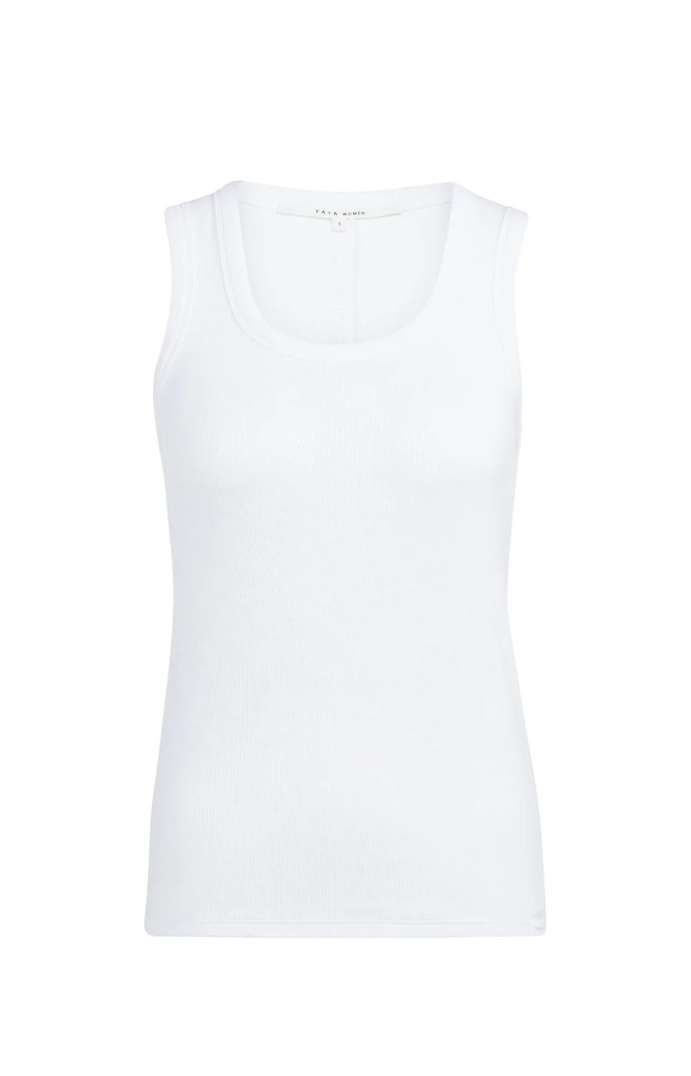 YAYA | Geribd Singlet Pure White