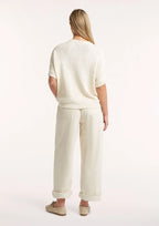 Circle of Trust | Rose Knit White Smoke