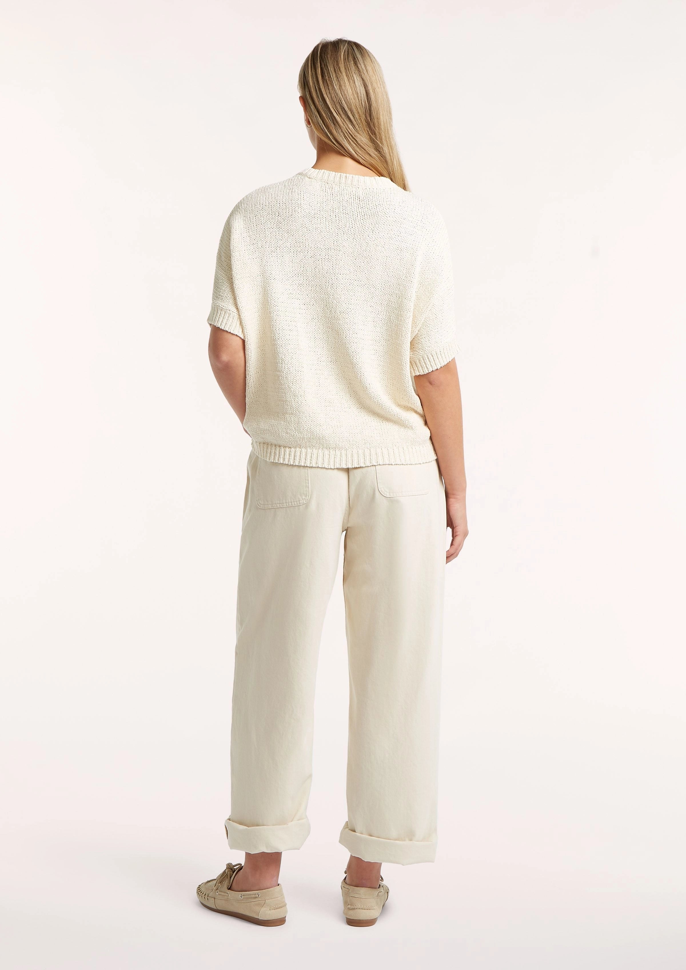 Circle of Trust | Rose Knit White Smoke