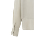 YAYA | Satijnen blouse met gemengde texturen - 01-201133-501
