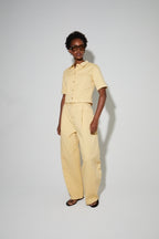 Imprevu | Mael Overhemd In Vanillekleurig Denim