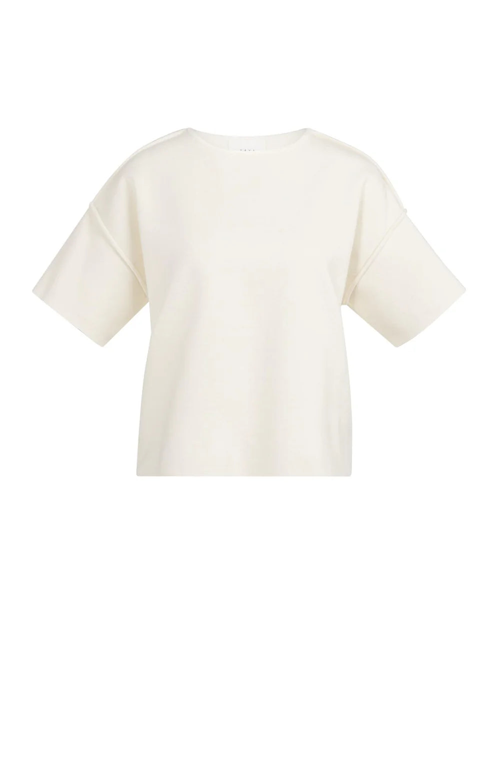 YAYA | Sweater Korte Mouwen Ecru