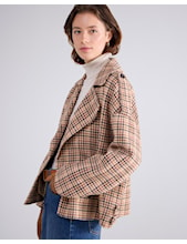 Summum | Short Jacket Check Wool - multicolor - 1s1195-12061