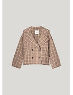 Summum | Short Jacket Check Wool - multicolor - 1s1195-12061