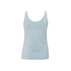 YAYA | Singlet met diepe ronde halslijn - babyblue - 01-729040-506