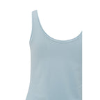 YAYA | Singlet met diepe ronde halslijn - babyblue - 01-729040-506