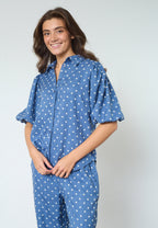 Sisters Point | Ella Shirt Blue Flower