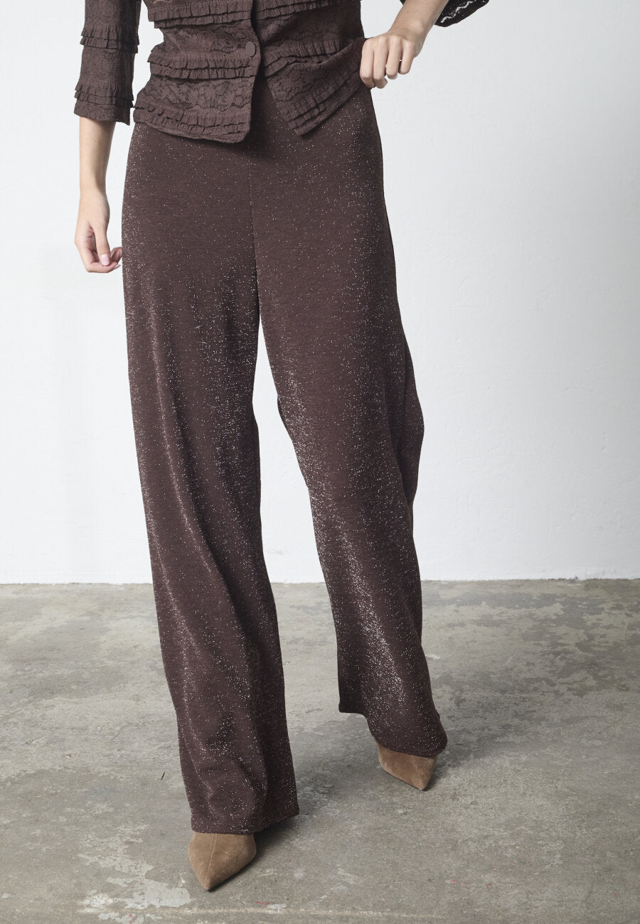 Sisters Point | Glitter Broek Bruin