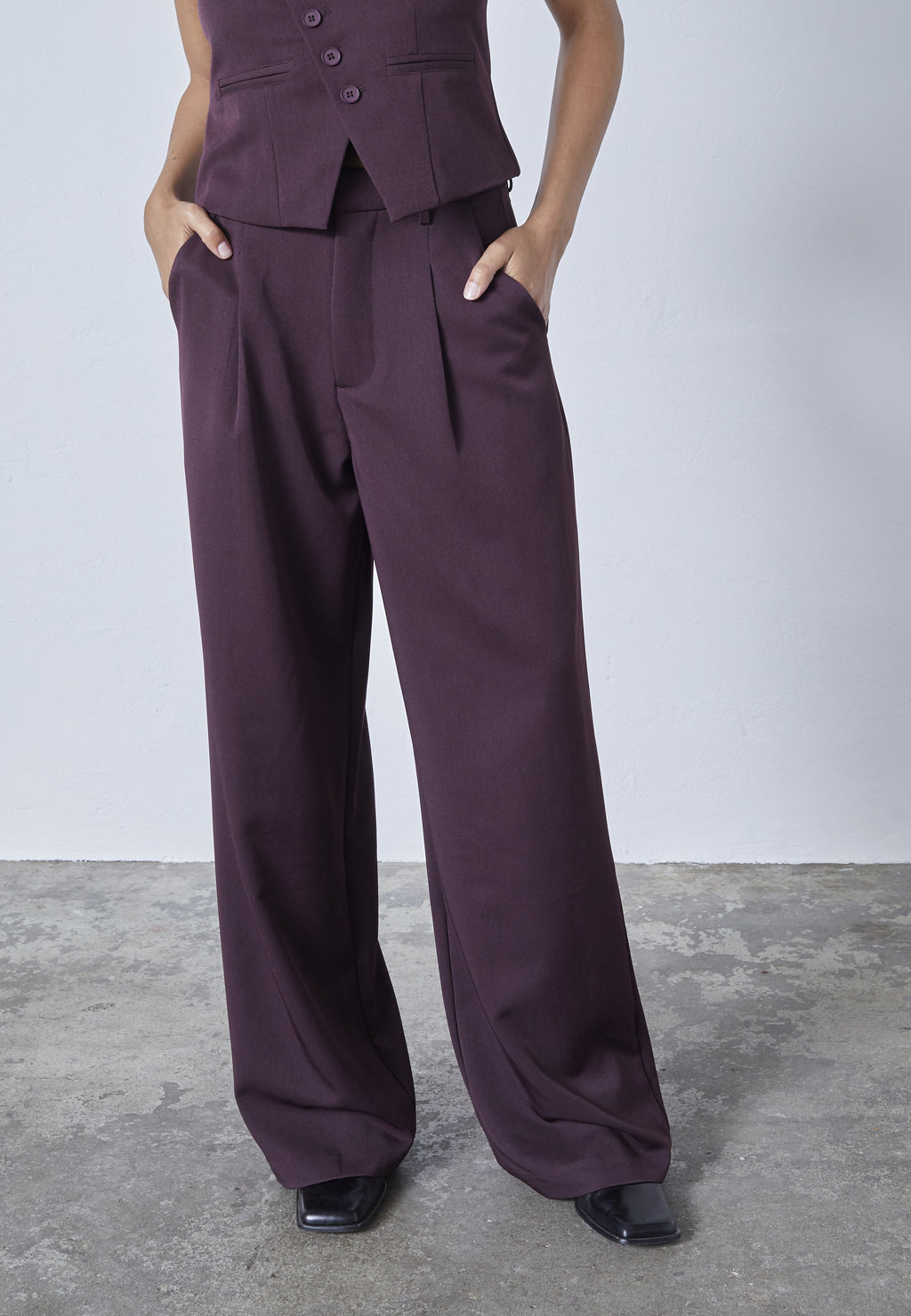 Sisters Point | Great Pantalon Dark Bordeaux