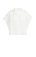 YAYA | Mouwloze Blouse Met Knoopdetails Pure White