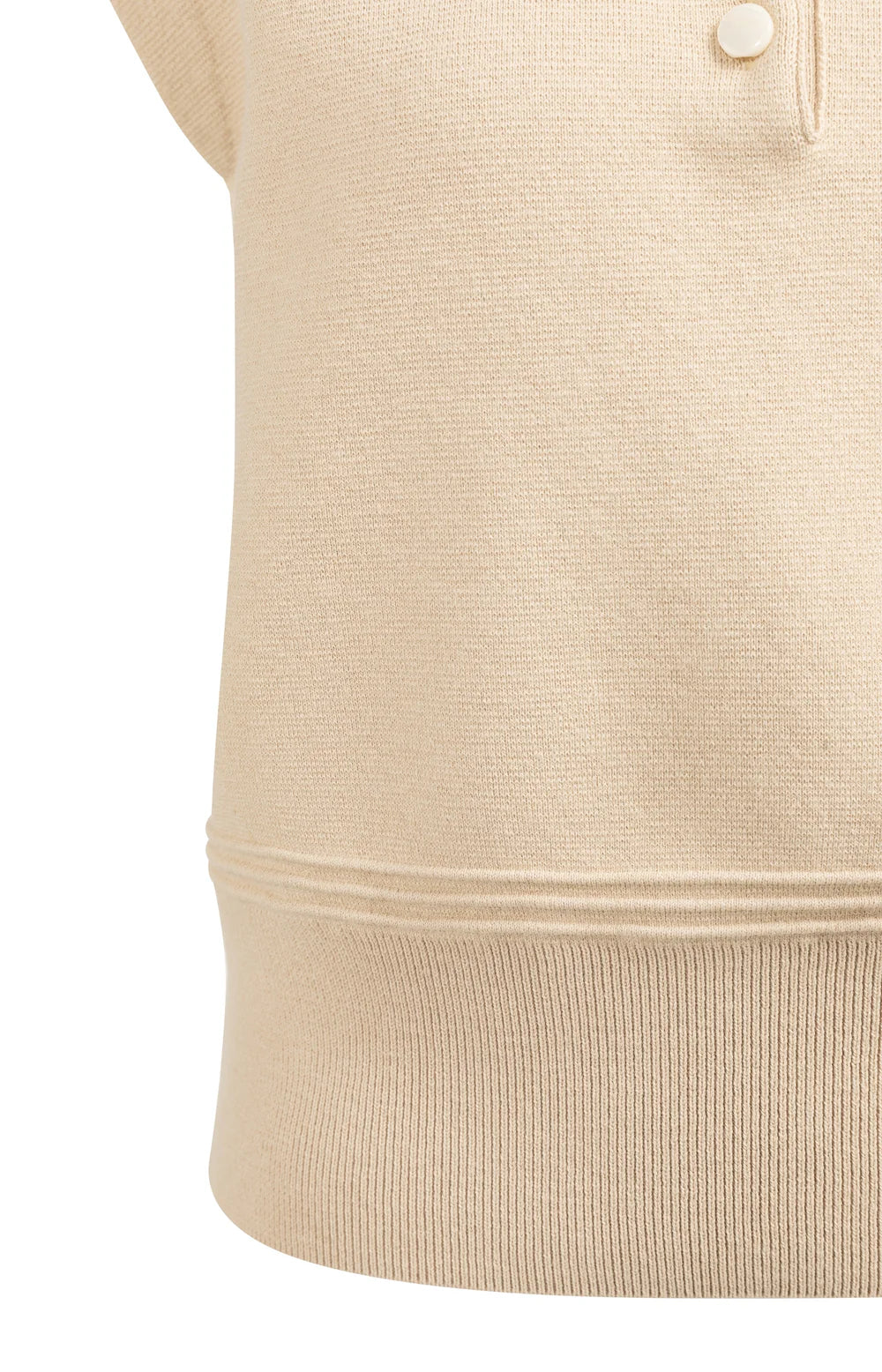 YAYA | Mouwloze Trui Desert Beige