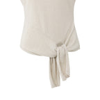 YAYA | Mouwloze Trui Beige